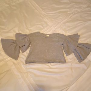 Ruffle Sleeve Sweater